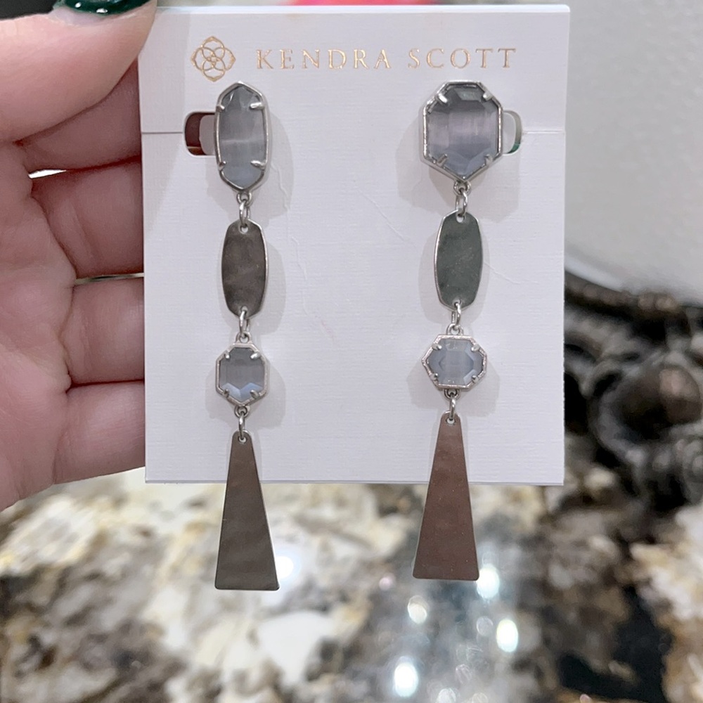 Kendra Scott Nadia silver earrings